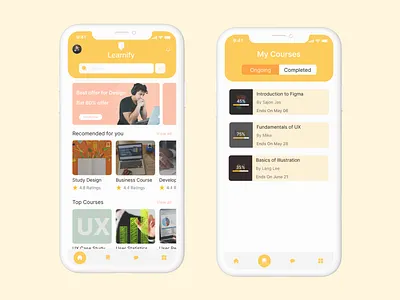 Education Mobile App design mobile app ui ui design uidesign uiux ux