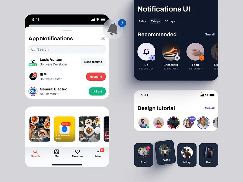 Alert UI designs, themes, templates and downloadable graphic elements ...