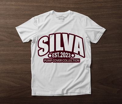 SILVA T SHIRT DESIGN best design custom design illustration retro shirts t shirt t shirt designs typography typography t shirt design ui unique design vector vintage vintage design