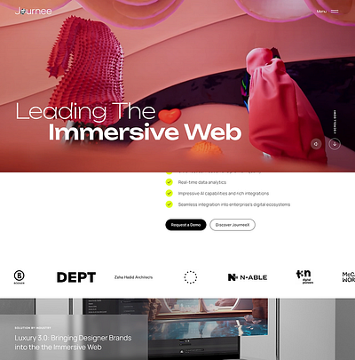Yele Studio Pro Metaverse Technology Website Portfolio website design website expert wix design