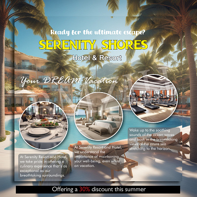 Serenity Shores graphic design