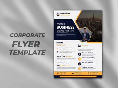 Corporate Flyer Template branding corporate corporate flyer design flyer flyer design graphic design illustration logo modern motion graphics poster retro shirt design sichonnu t shirt design ui vector