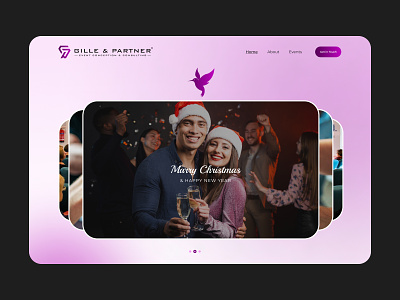 Event Landing Page Design christmas event event event party event tamplate illustration mobile app design sumver event ui ui ux design website