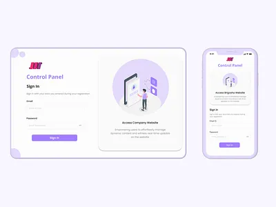 Login Page (Web and Mobile Responsive) design ui ui design uidesign uiux ux
