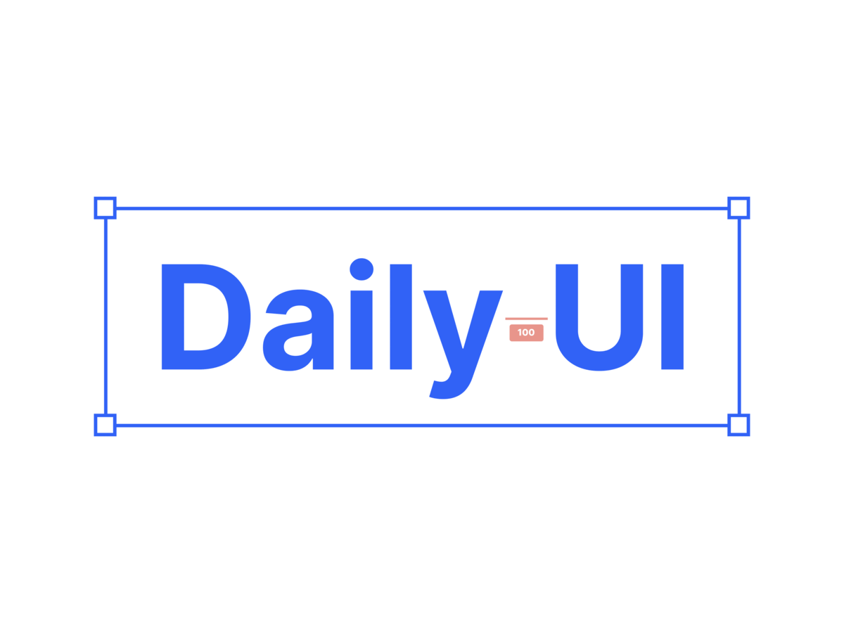 Daily UI #052 - Daily UI Logo blue branding clean daily daily ui dark mode design easter egg gif graphic design logo logotype minimal redesign typeface ui ux website white