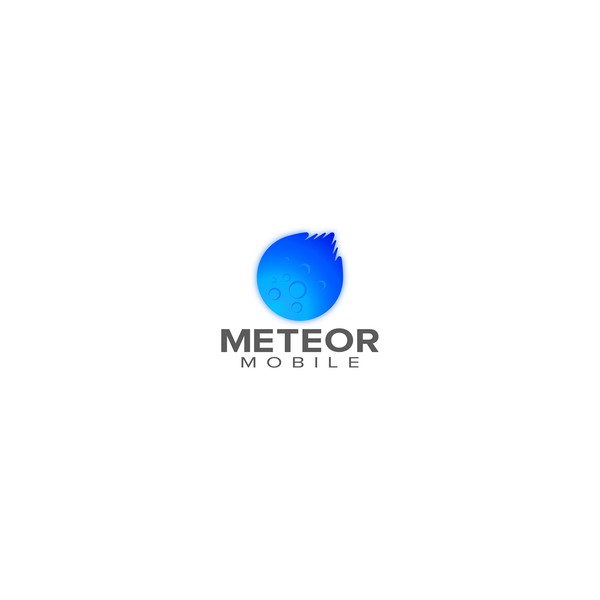 Meteor Mobile branding graphic design logo