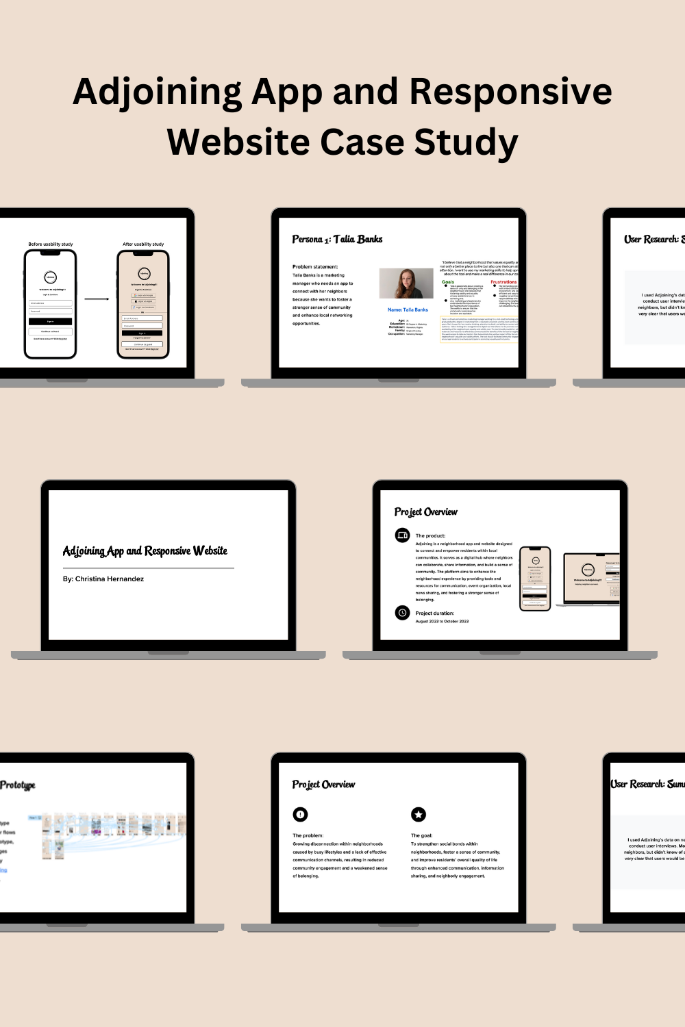 Adjoining App and Responsive Website Case Study app branding design graphic design illustration logo typography ui ux vector