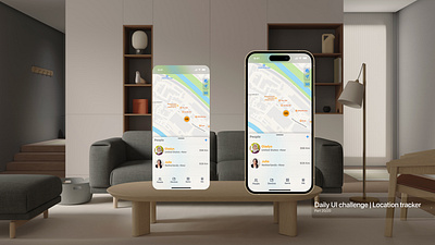 Location tracker | Find my iPhone dailyui findmyiphone locationtracker spatialdesgin visionos