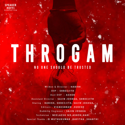 Throgam - Short Film Poster desiign graphic design poster poster design
