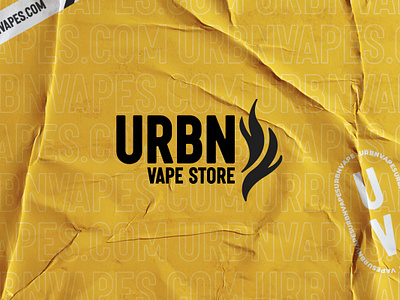 URBN VAPES branding graphic design logo