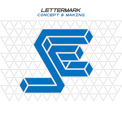 3d SC lettermark logo 3d concept corporate creative fun letter lettermark logo sc