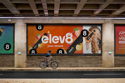 Elev8 Vapes graphic design photography ui web