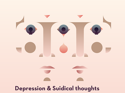CC counselling & psychotherapy / depression branding character design chlomisiou counselling depression geometric graphic design illustration psychology psychotherapy social media studio soleil