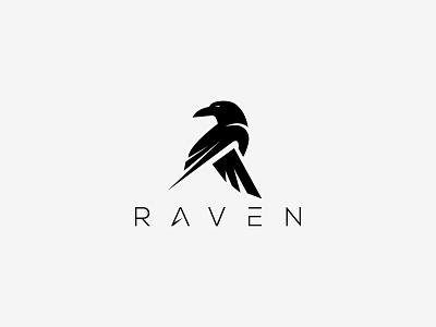 Raven Logo black crow black magic black raven crow logo crows letter r logo lettermark logo raven raven logo ravens ravens logo