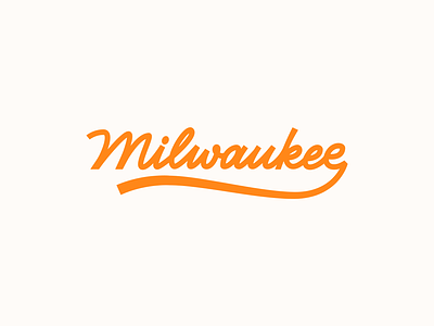 Milwaukee — Hand Lettering design graphic design illustration lettering logo typography vector