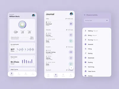 IOT project preview app daily life design fitness graphic design mobile mobile app quetratech sport ui ui design ux ux design