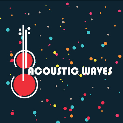 Acustic Waves acoustic wave design graphic graphic design guitar logo music sound wave violin