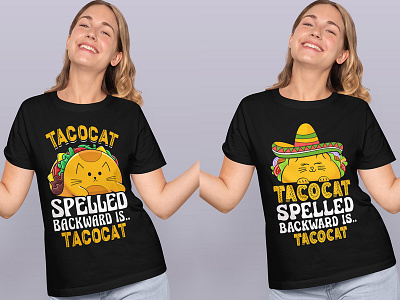 Tacocat spelled backward, Tacocat T-Shirt Design. custom ink custom t shirts custom t shirts cheap custom t shirts online custom text shirt design illustration t shirt design ideas tacocat tacocatshirt tacocatshirts tacocattshirt tacocatvector tacocatvintage trendytshirt tshirt tshirts typography design vibtageshirt vintagetshirt