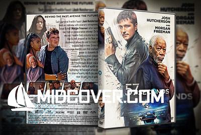 57 Seconds (2023) DVD Cover design dvd dvdcover dvdcustomcover photoshop