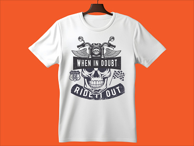 Vintage motorcycle T-shirt Design vintage bike