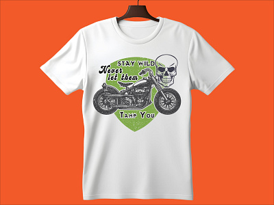 Vintage motorcycle T-shirt Design vintage bike