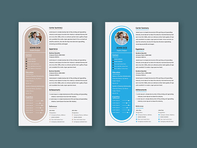 SleekCanvas: Minimal Modern Resume branding clean cv template design illustration interview job seeker minimalist modern modern rusume professional resume resume resume template self branding template unique resume