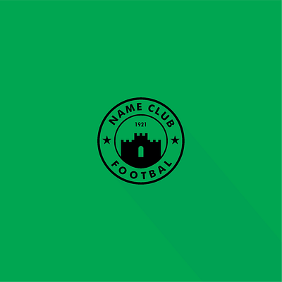 Logo Football Club 2023 2024 animation black branding castel club footbal graphic design green logo morocco name