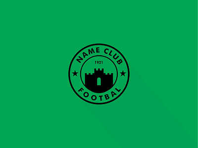 Logo Football Club 2023 2024 animation black branding castel club footbal graphic design green logo morocco name