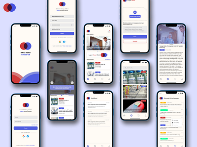 Anti Hoax Covid-19 app covid19 mobile news stophoax ui uiux ux