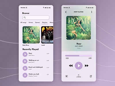 Music Player | DailyUI #9 dailyui9 musicplayer