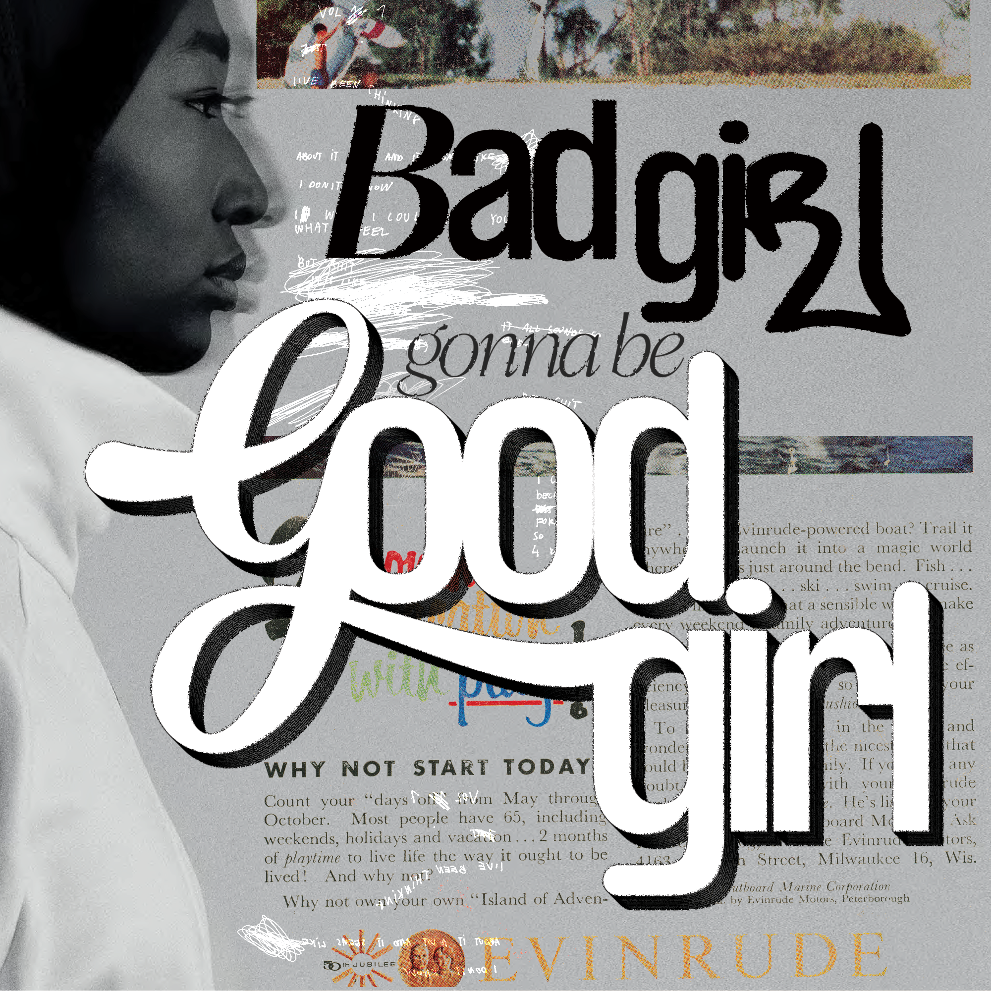 Typography Poster custom type graphic design layout poster typography