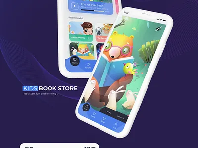 Creative app design for kids app graphic design ui