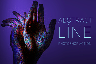 Abstract Line Photoshop Action abstract design digital editable effect graphic design illustration mockup photo editing photo effect photoshop photoshop action portrait psd