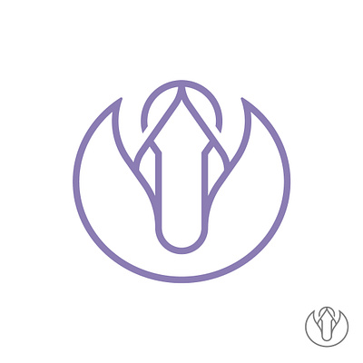 Lotus Keyhole Logo for Sale beauty brand elegant exclusive for health keyhole logo lotus made original pre premium professional ready sale spa unique wellness yoga