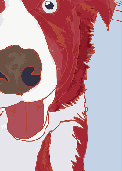 Big Red Dog illustration
