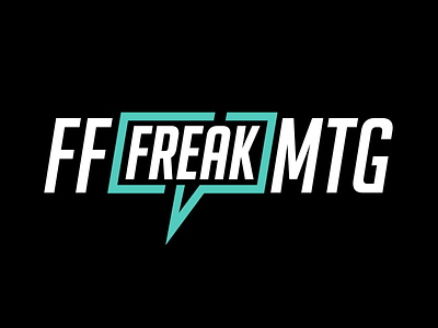 FFfreakMTG Logo branding design graphic design identity illustration logo magic the gathering mark steaming twitch