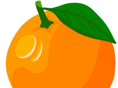 Orange art draw illustration