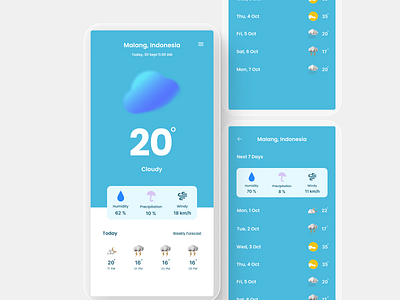 Weather App 3d forecast ui weather weather app