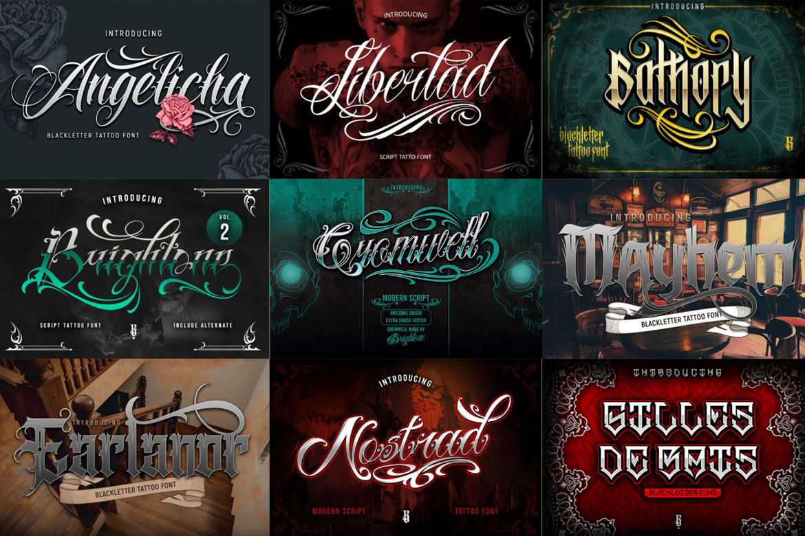 15 Best Number Fonts For Tattoo Design in 2023