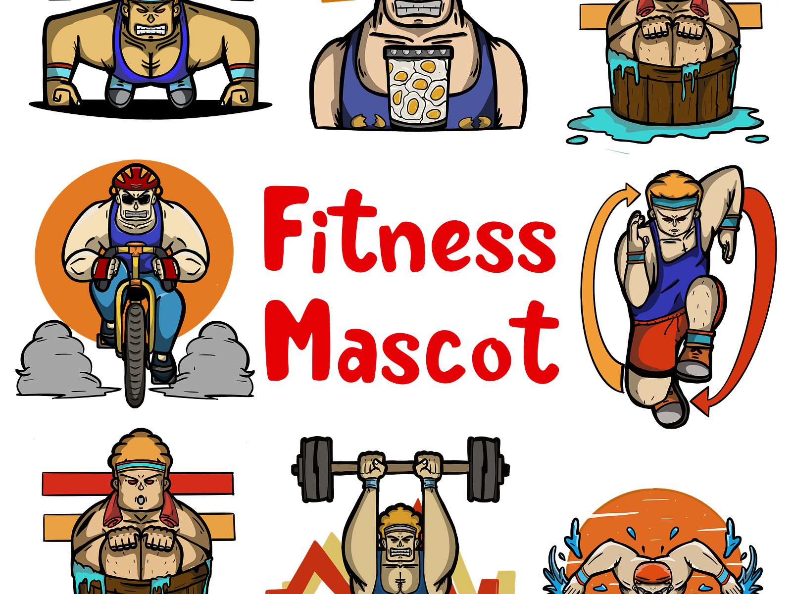 fitness-activity-mascot-from-fitness-center-branding-by-funkyart-studio