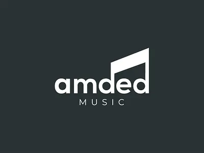 AMDED D LETTER WORDMARK LOGO audio entertainment harmony headphone instruments media melody mp3 music piano play player record singer sleek song sound speakers tune violin