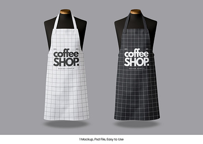 Apron Mockup apron branding cook design graphic design illustration kitchen logo mock up mockup mockups template