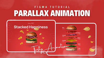 Tasty Parallax animation in Figma animation creative animation figma tips ui