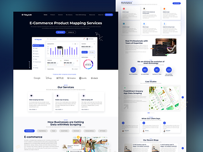 Web Scraping Company Website company creative design design figma freelancer landingpage saas ui ui design ui kit user experience user interface ux ux design web ui website website design