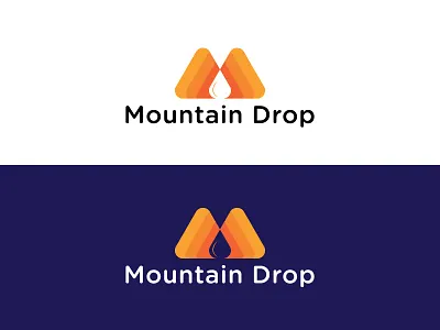 Mountain Drop | M+ Mountain+Drop branding company logo creative logo drop logo graphic design hill logo icon illustration letter logo letter mark logo logo logo design m logo mark modern logo mountain logo ui vector visual identity logo