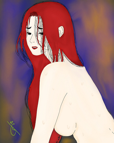 The Red Lady illustration