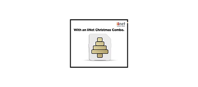 iiNet - Christmas animate animation banner motion design