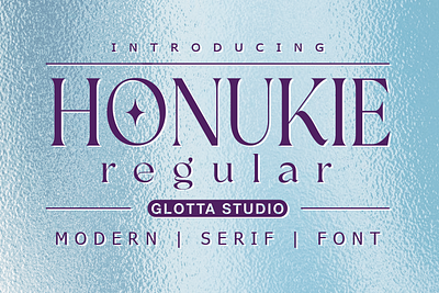 Honukie Typeface branding design font graphic design illustration typography