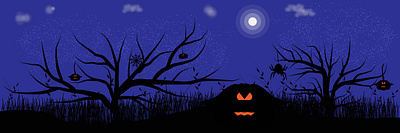 Halloween Scary Night background black celeration dark ghost halloween halloweenparty hauntet illustration moon night october party pumkin scary spooky vector witch