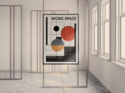 Bauhaus interior poster design bauhaus colors design graphic illustration inspiration interior minimal poster design